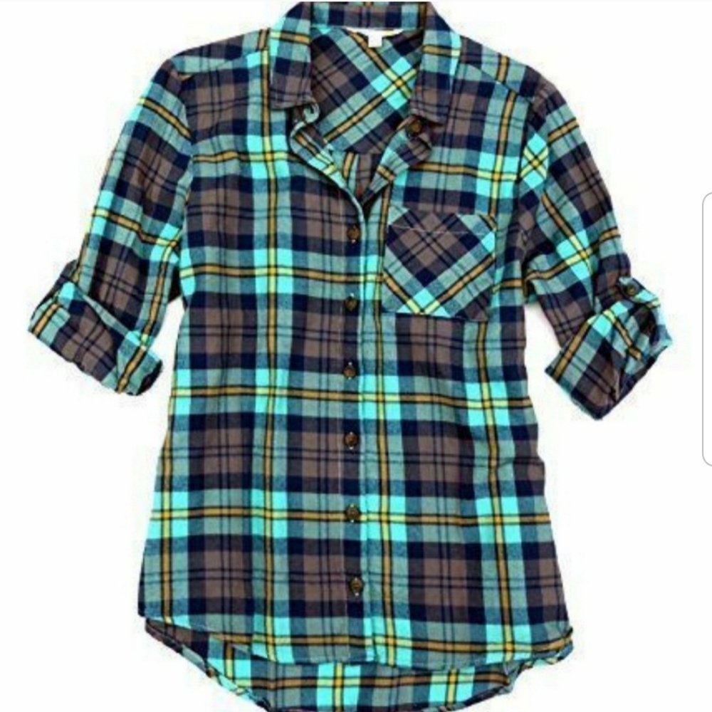 Plaid button down - Picture 3 of 3